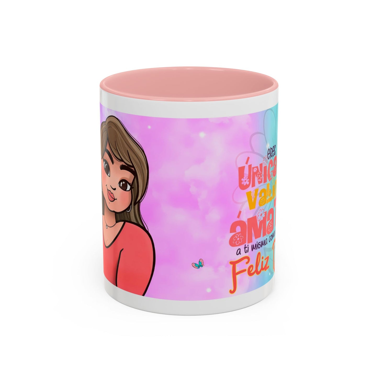 Mug de 11oz con mensajes personalizados- (PERSONALIZABLES)