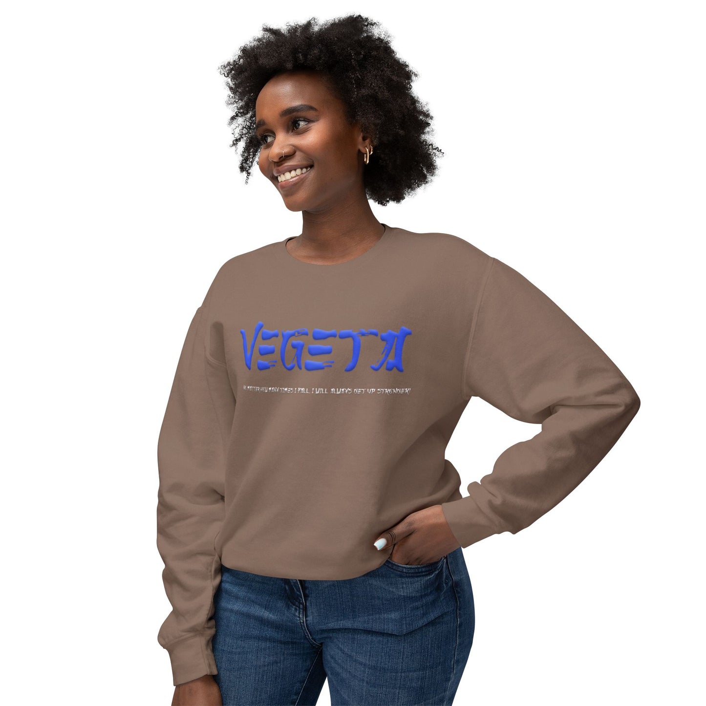 Unisex Lightweight Crewneck Sweatshirt - Vegeta