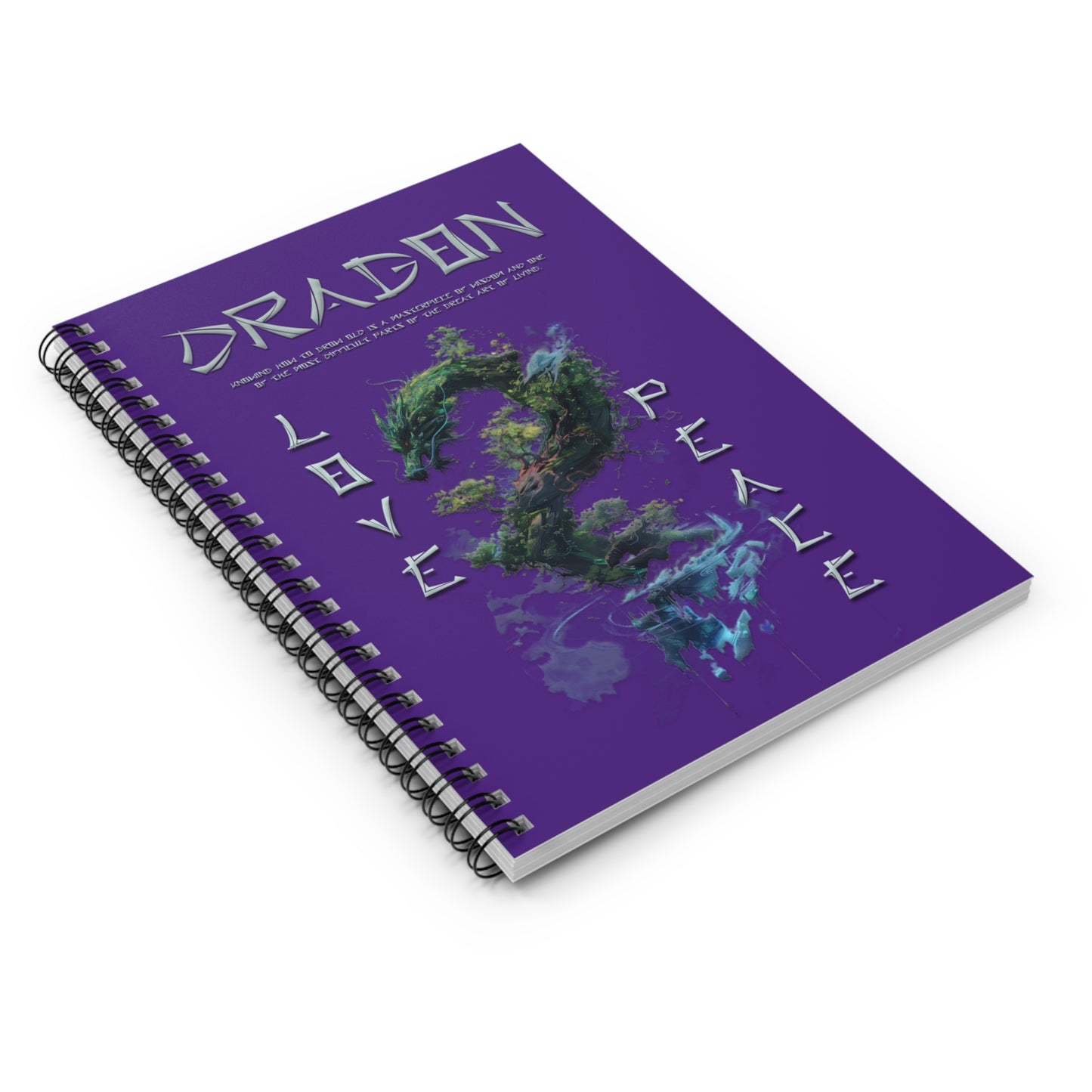 Notebook - Ruled Line - Dragon Purple
