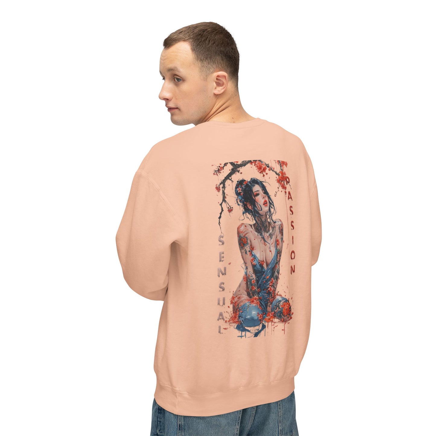 Unisex Lightweight Crewneck Sweatshirt - Women