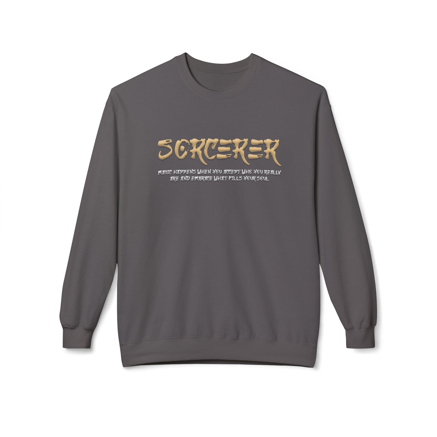 Unisex Midweight Softstyle Fleece Crewneck Sweatshirt - Sorcerer