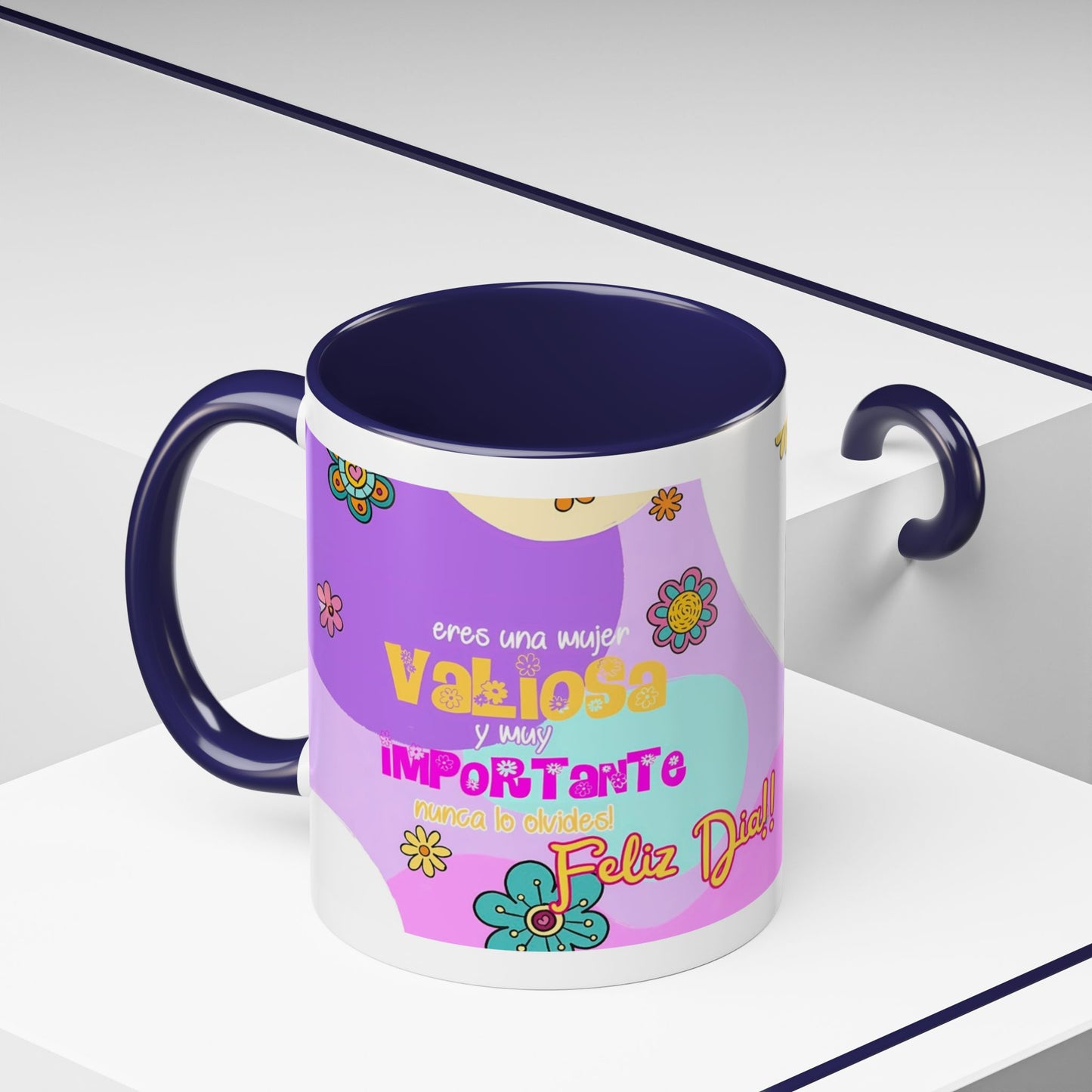 Mug de 11oz con mensajes personalizados - (PERSONALIZABLES)