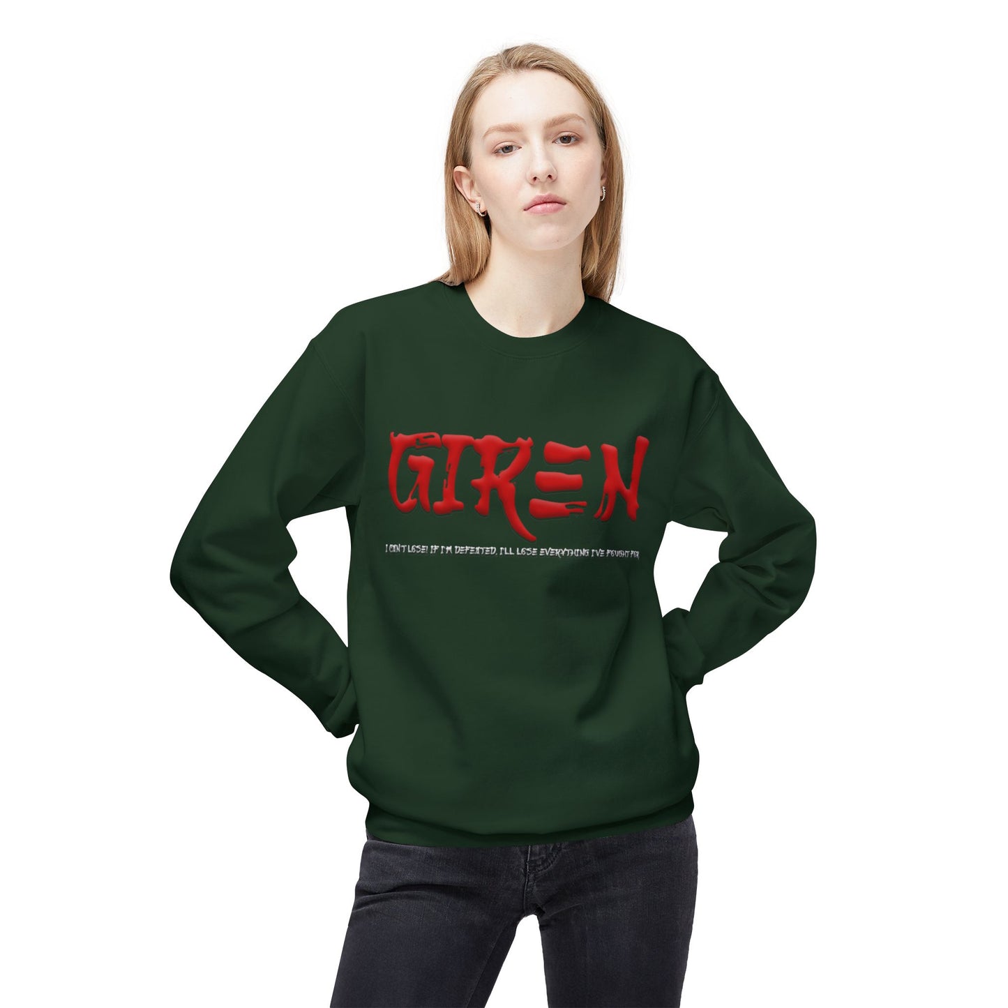 Unisex Midweight Softstyle Fleece Crewneck Sweatshirt - Giren