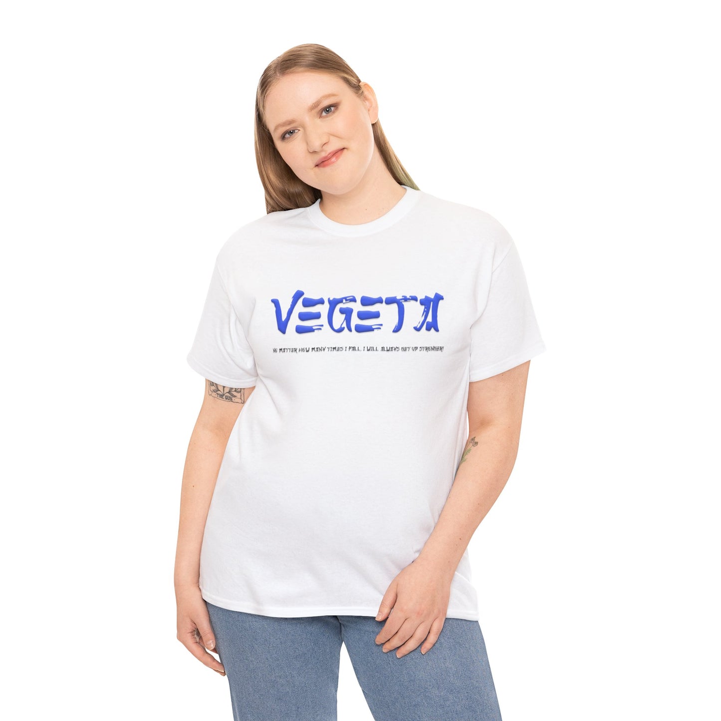 Unisex Heavy Cotton Tee  -  Vegeta