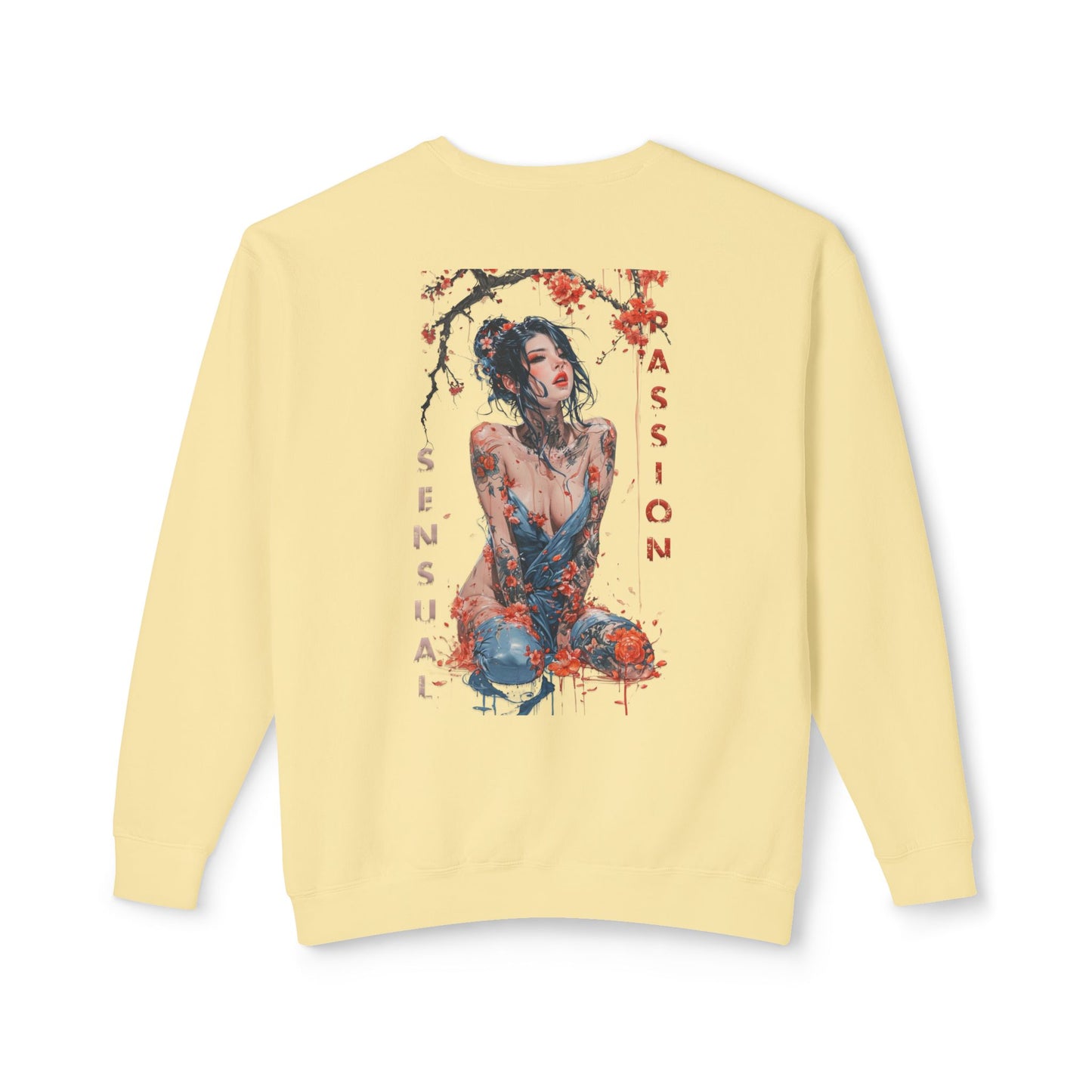 Unisex Lightweight Crewneck Sweatshirt - Women