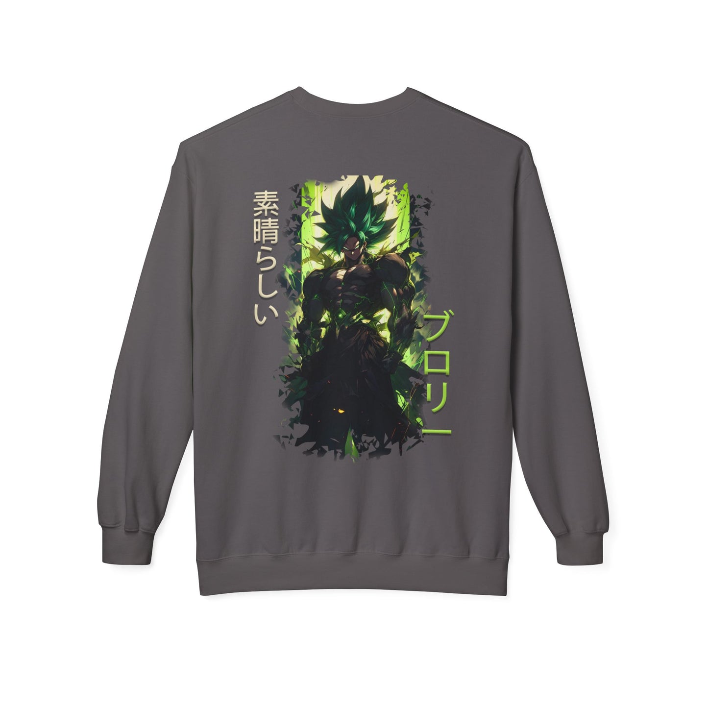 Unisex Midweight Softstyle Fleece Crewneck Sweatshirt - Broly