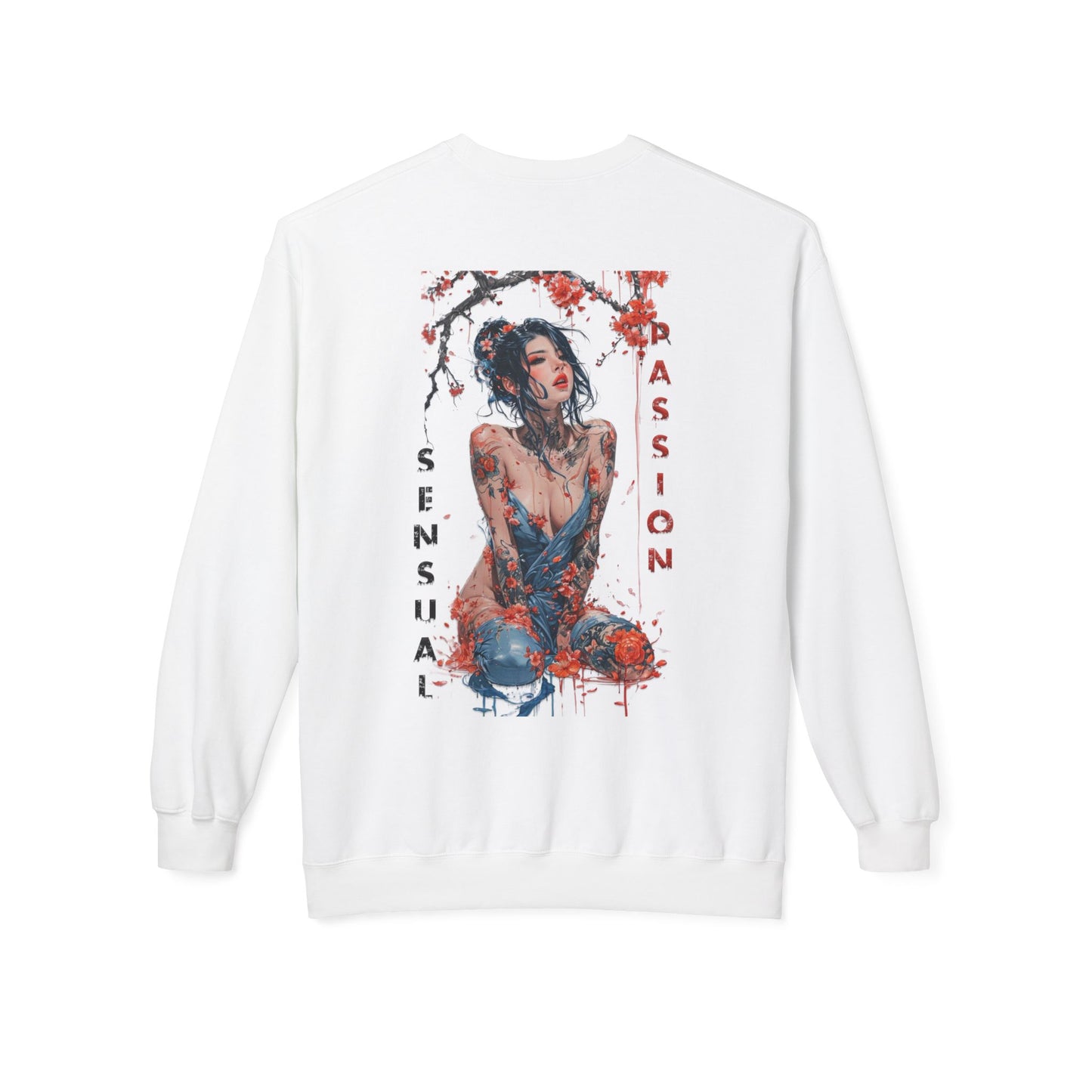 Unisex Midweight Softstyle Fleece Crewneck Sweatshirt - Women