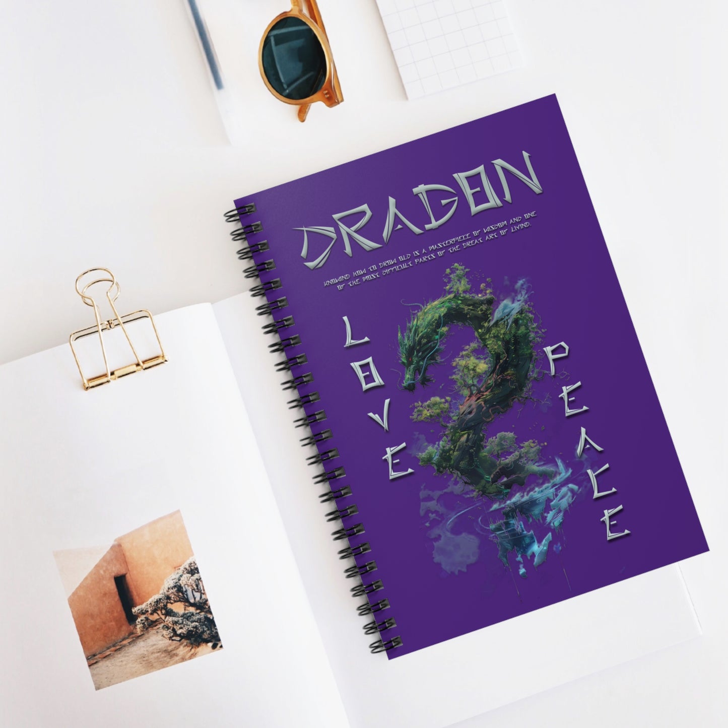 Notebook - Ruled Line - Dragon Purple