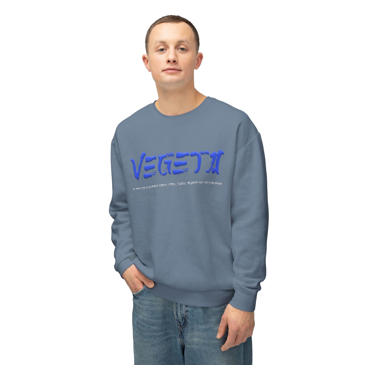 Unisex Lightweight Crewneck Sweatshirt - Vegeta