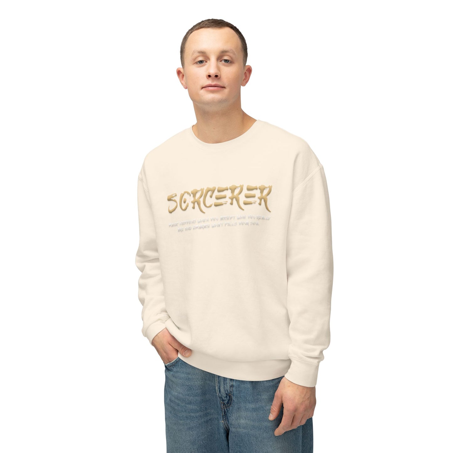 Unisex Lightweight Crewneck Sweatshirt - Sorcerer