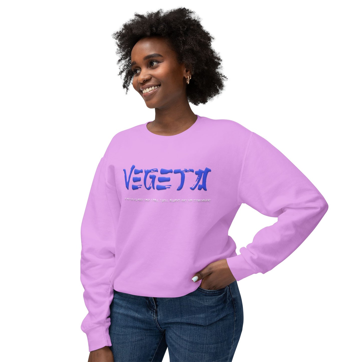 Unisex Lightweight Crewneck Sweatshirt - Vegeta