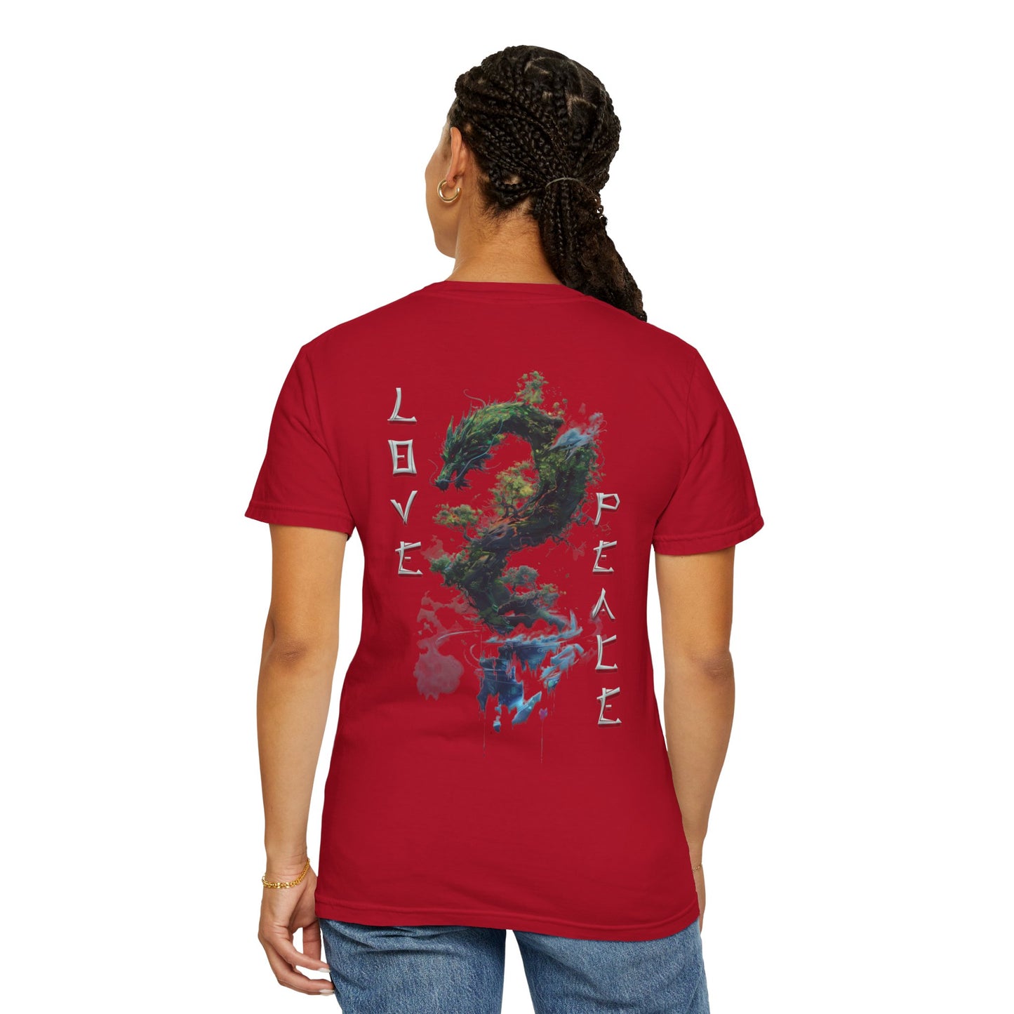 Unisex Garment-Dyed T-shirt - Dragon