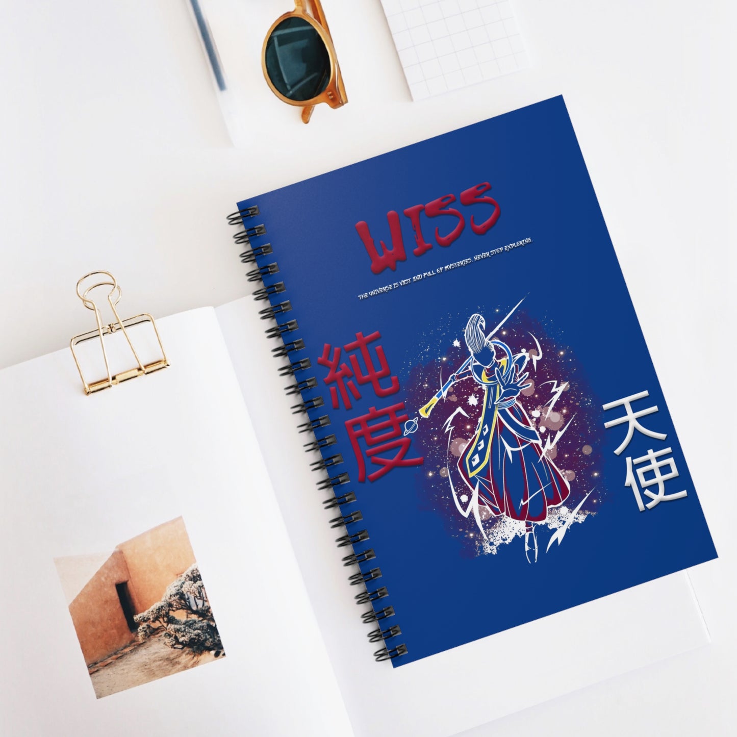 Spiral Notebook - Ruled Line - Wiss Blue