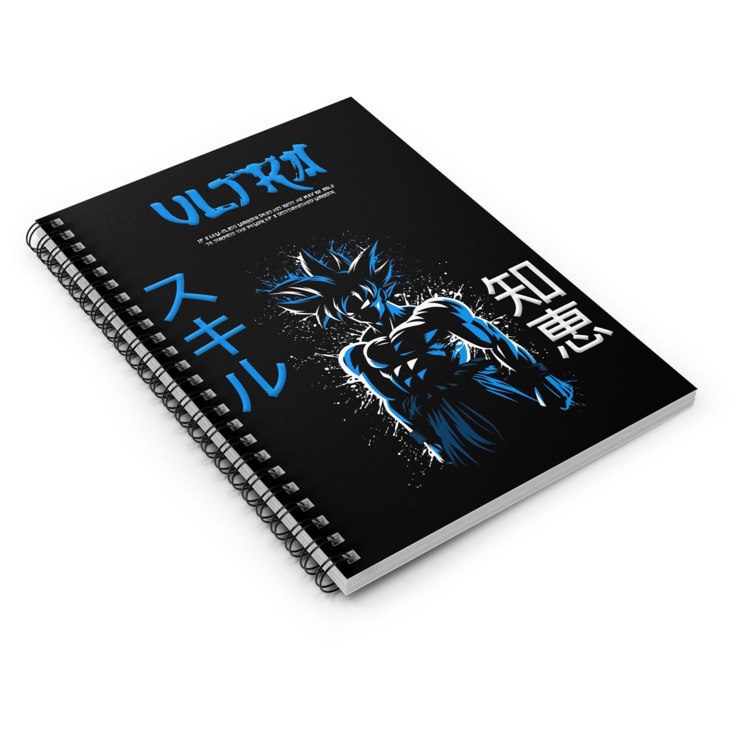 Spiral Notebook - Ruled Line - Ultra Black