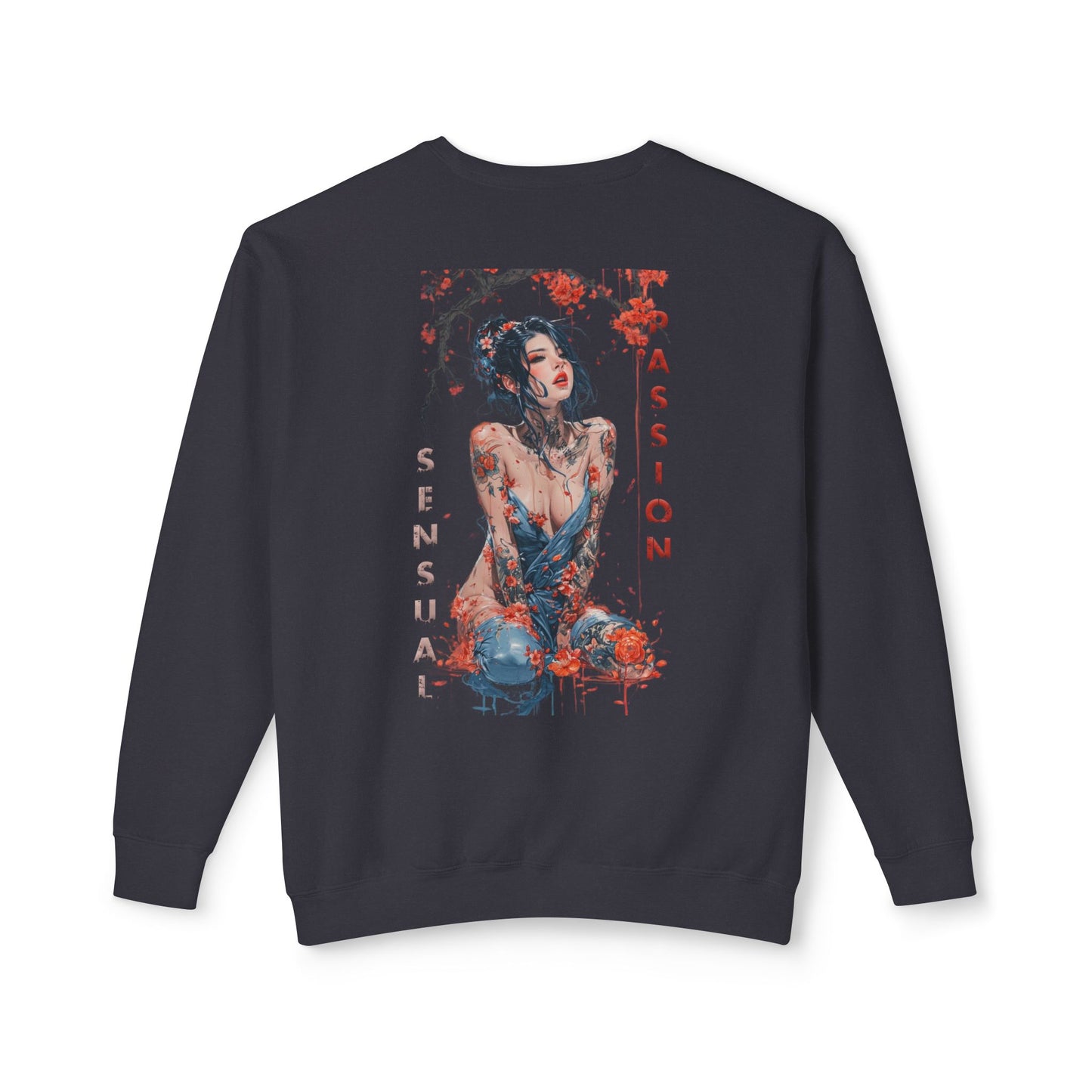 Unisex Lightweight Crewneck Sweatshirt - Women