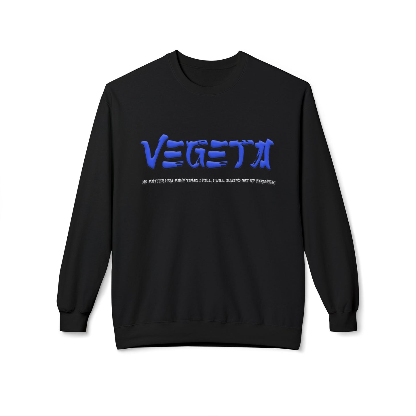 Unisex Midweight Softstyle Fleece Crewneck Sweatshirt - Vegeta