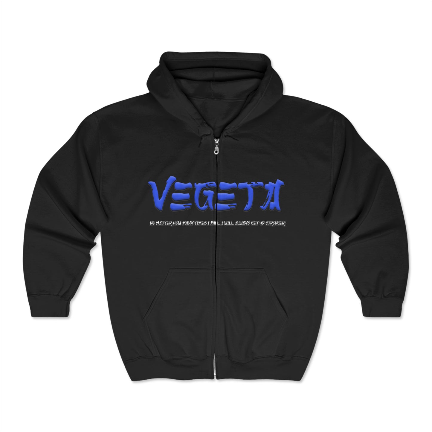 Unisex Heavy Blend™ Full Zip Hooded Sweatshirt - Vegeta