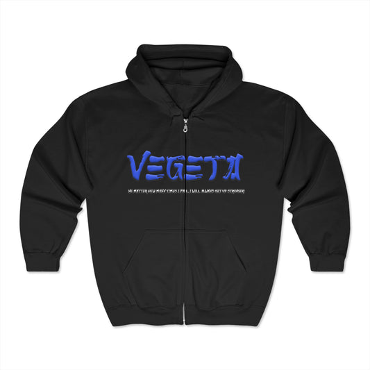 Unisex Heavy Blend™ Full Zip Hooded Sweatshirt - Vegeta