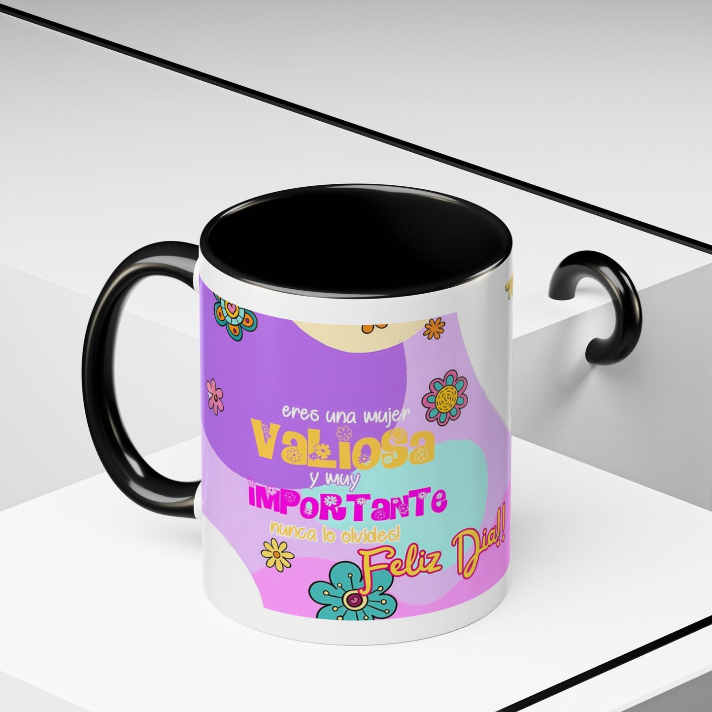 Mug de 11oz con mensajes personalizados - (PERSONALIZABLES)