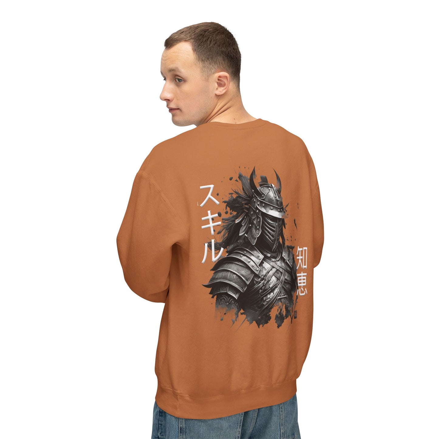 Unisex Lightweight Crewneck Sweatshirt - Samurai Jap
