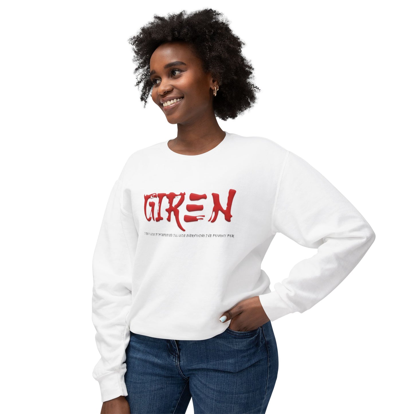Unisex Lightweight Crewneck Sweatshirt - Giren
