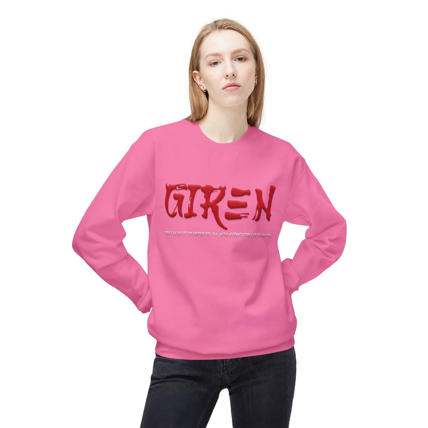 Unisex Midweight Softstyle Fleece Crewneck Sweatshirt - Giren