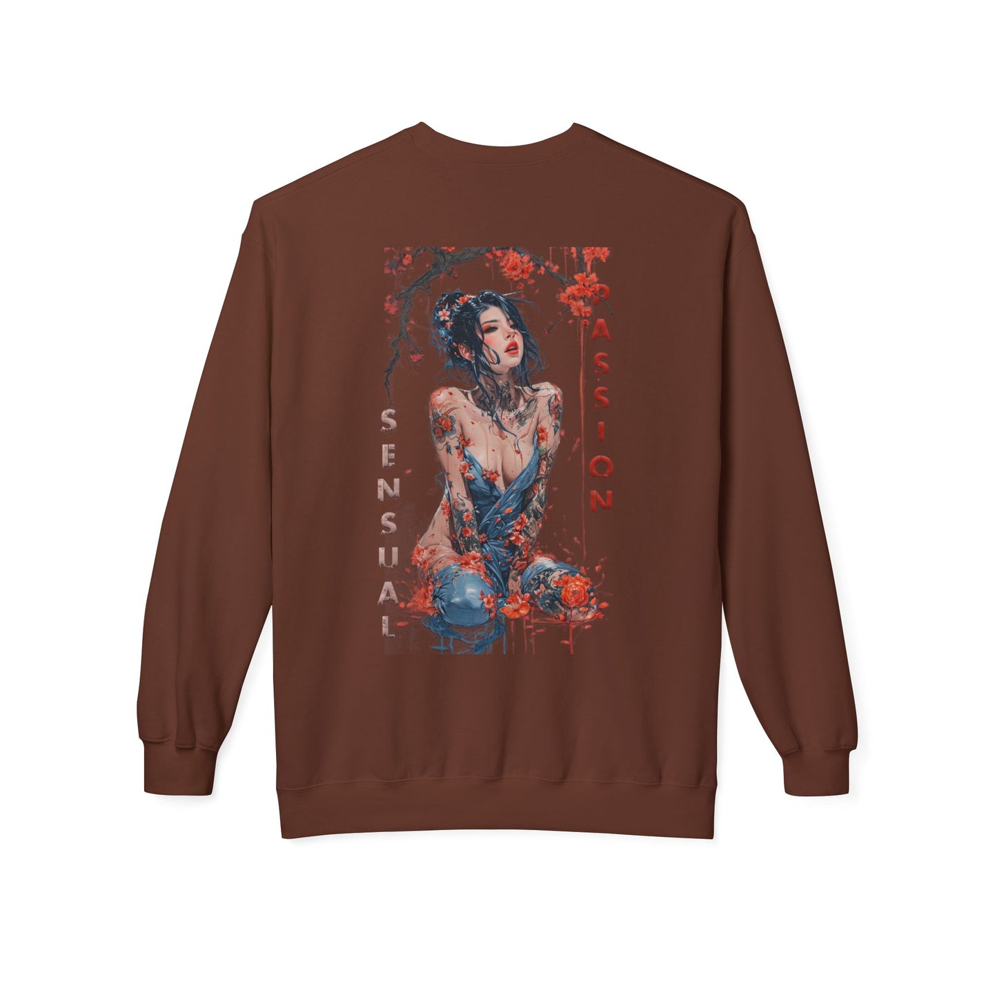 Unisex Midweight Softstyle Fleece Crewneck Sweatshirt - Women