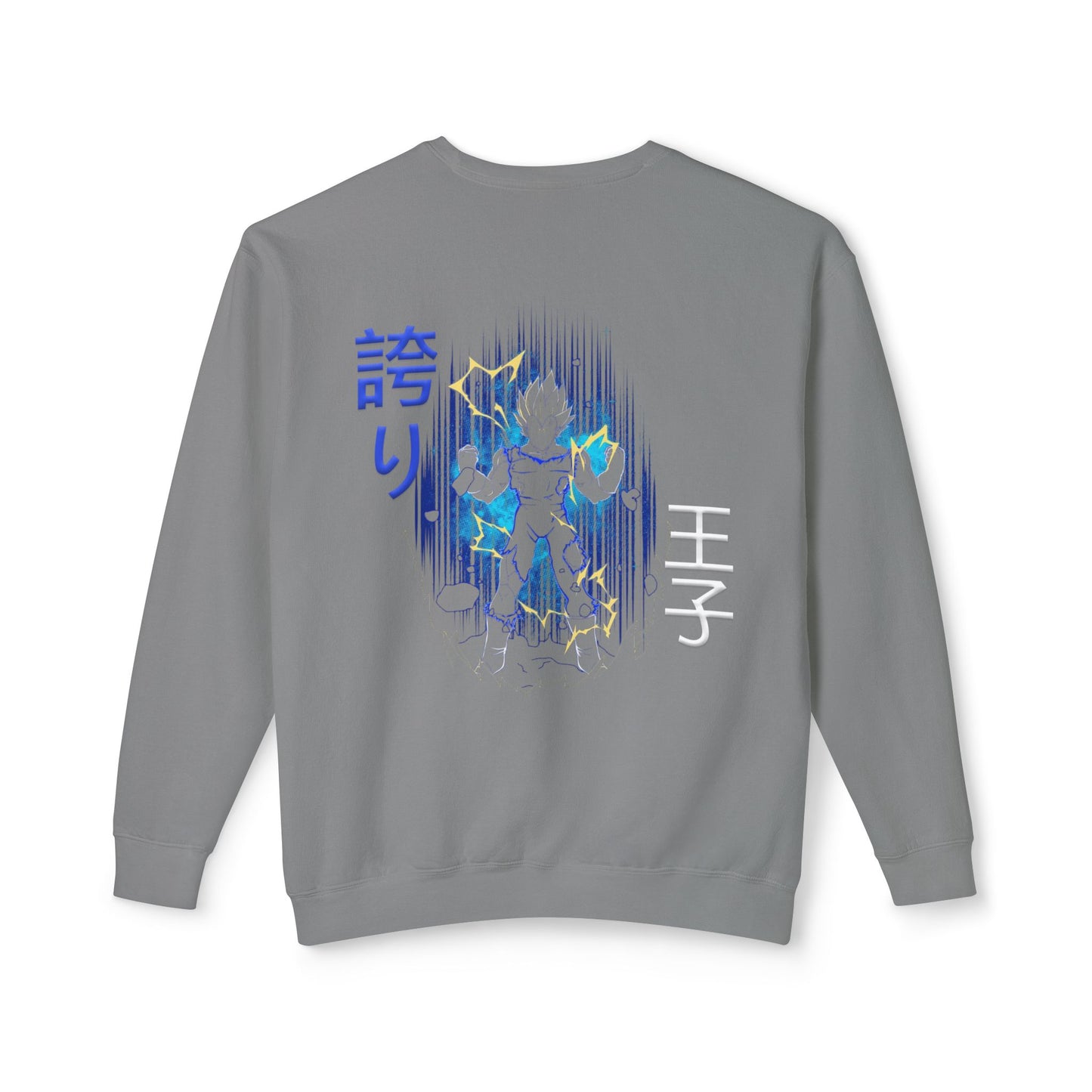 Unisex Lightweight Crewneck Sweatshirt - Vegeta