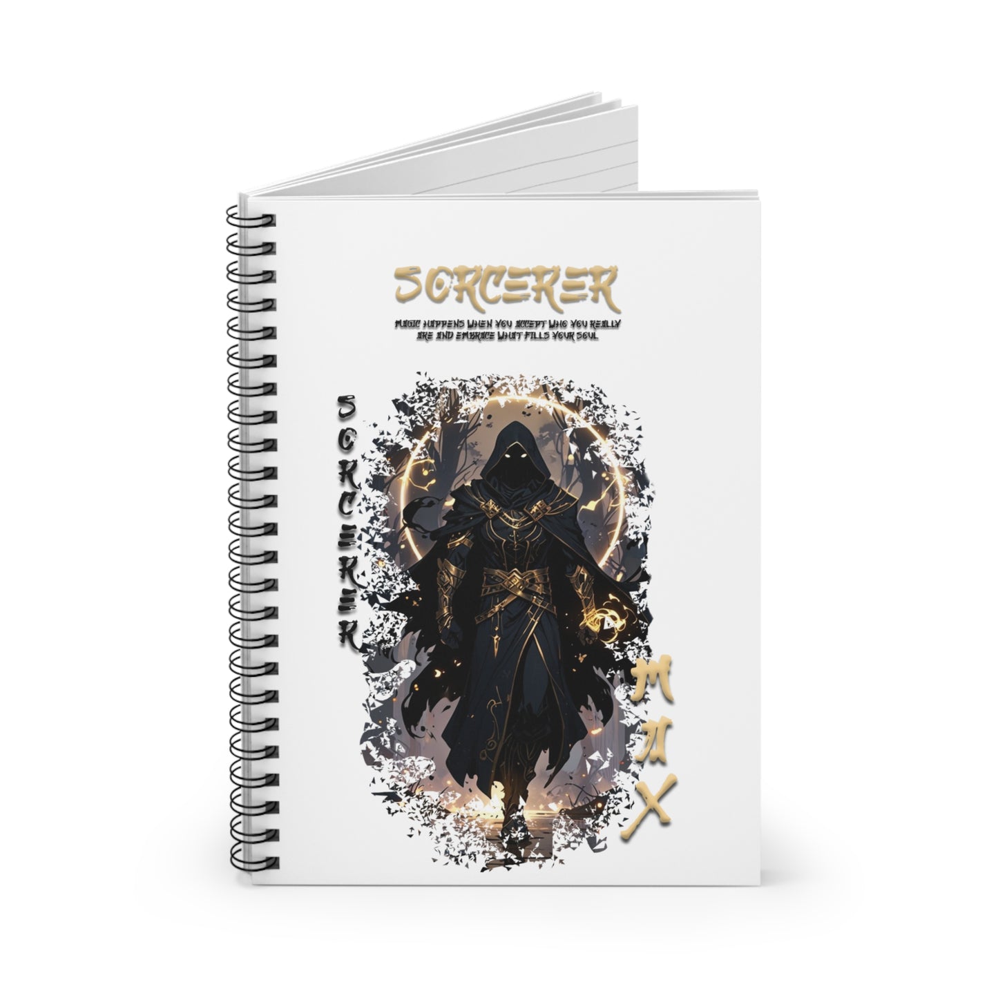 Spiral Notebook - Ruled Line - Sorcerer