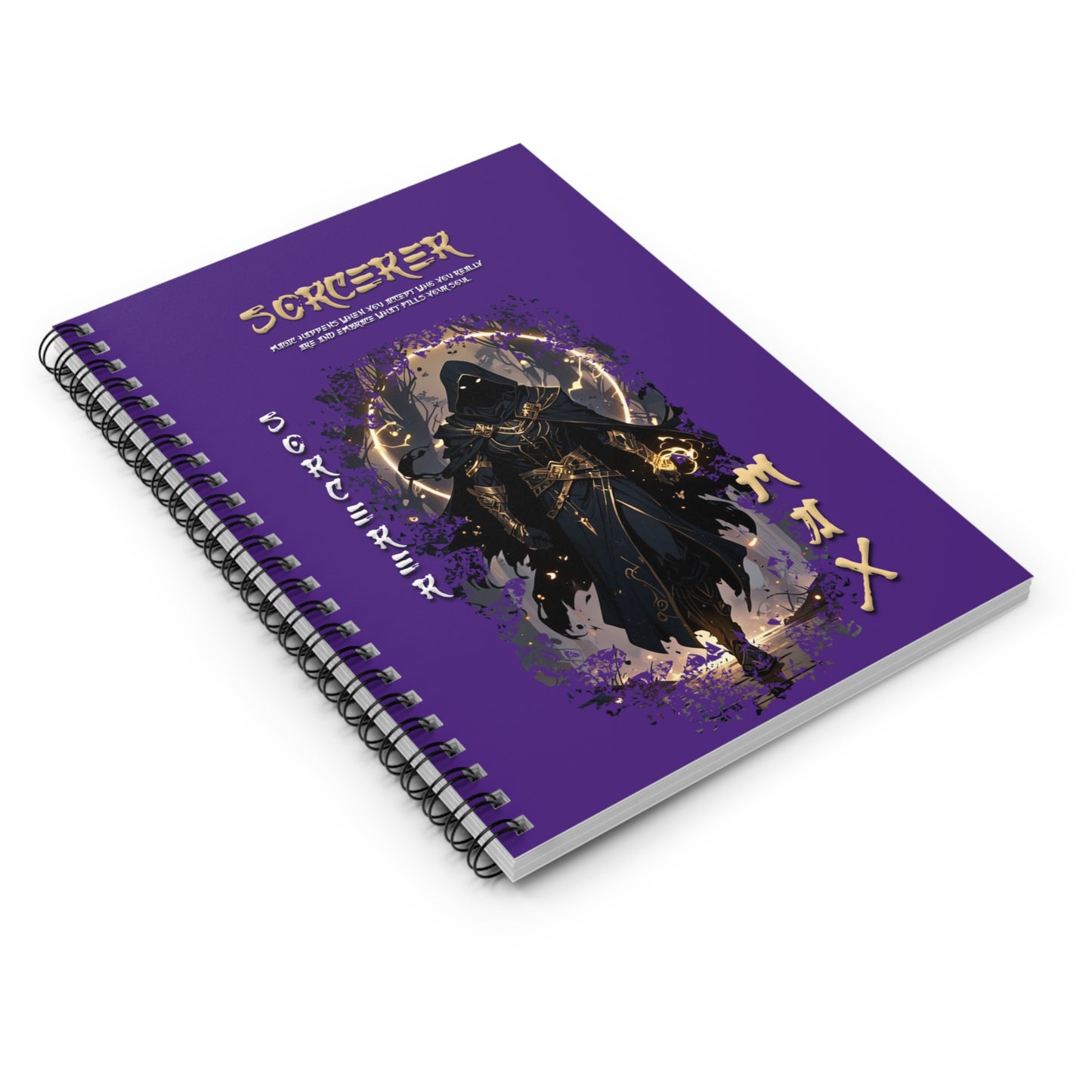 Spiral Notebook - Ruled Line - Sorcerer Purple