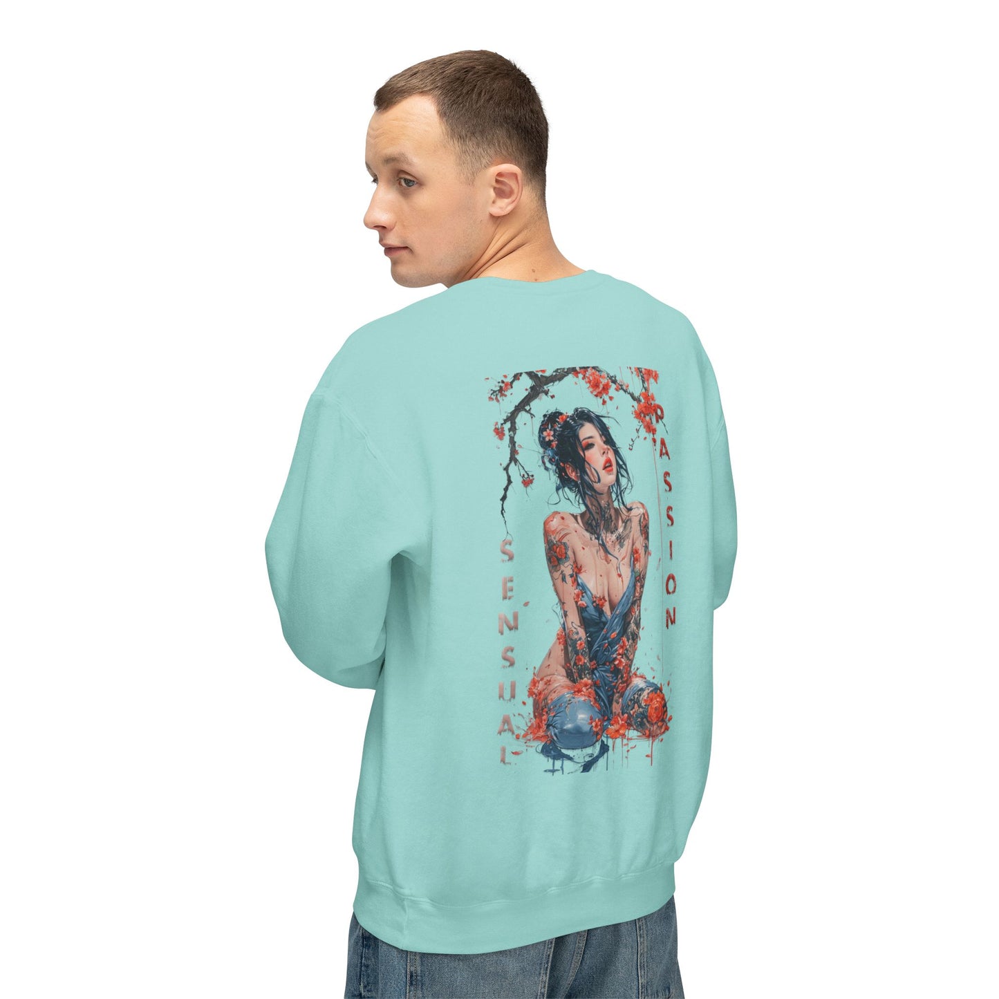 Unisex Lightweight Crewneck Sweatshirt - Women