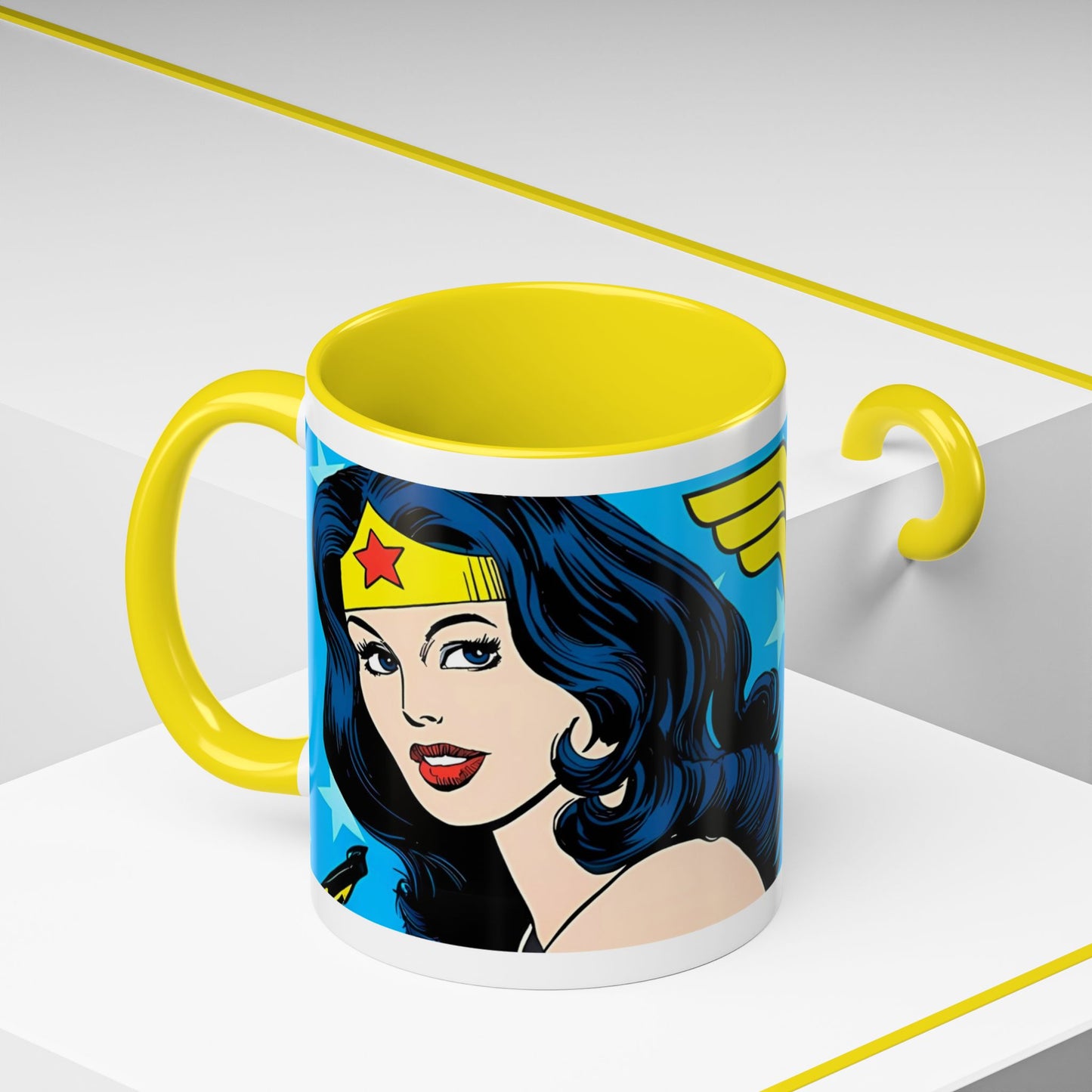 Mug de 11oz con estilos de tus superheroes- (PERSONALIZABLES)