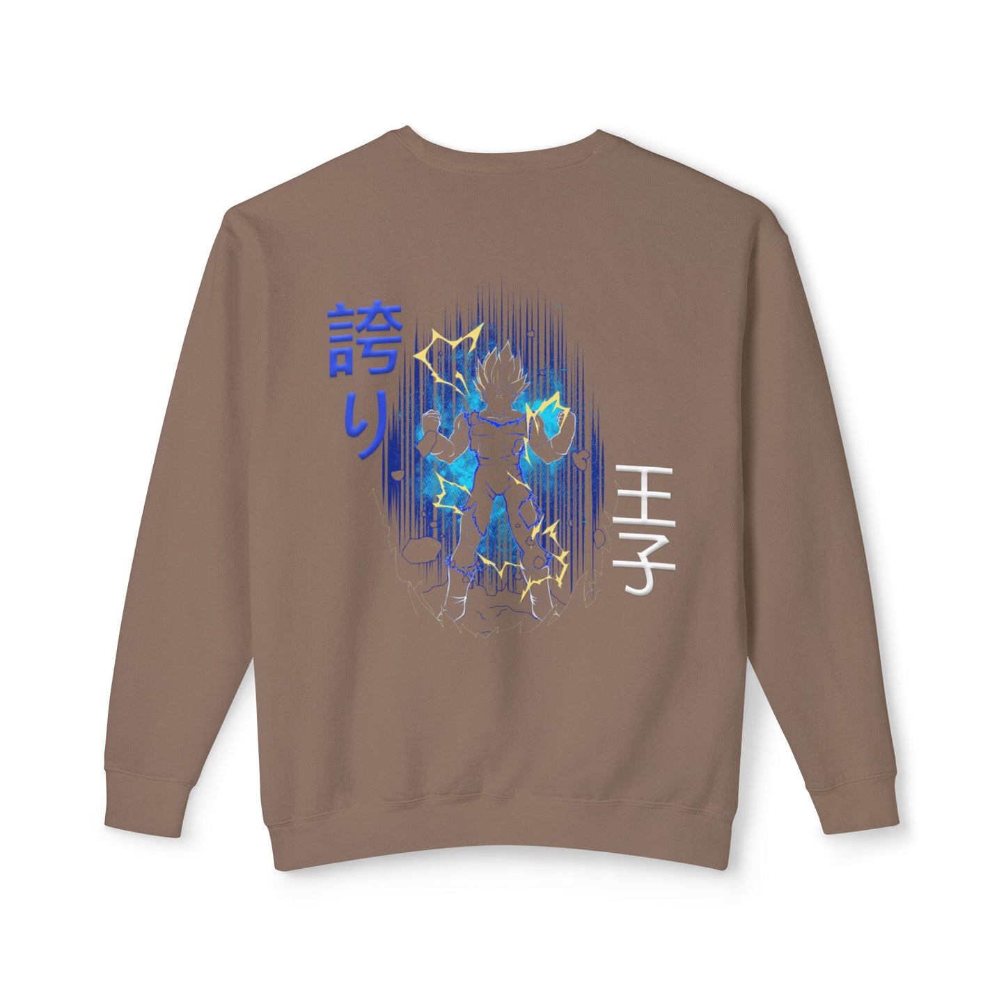 Unisex Lightweight Crewneck Sweatshirt - Vegeta
