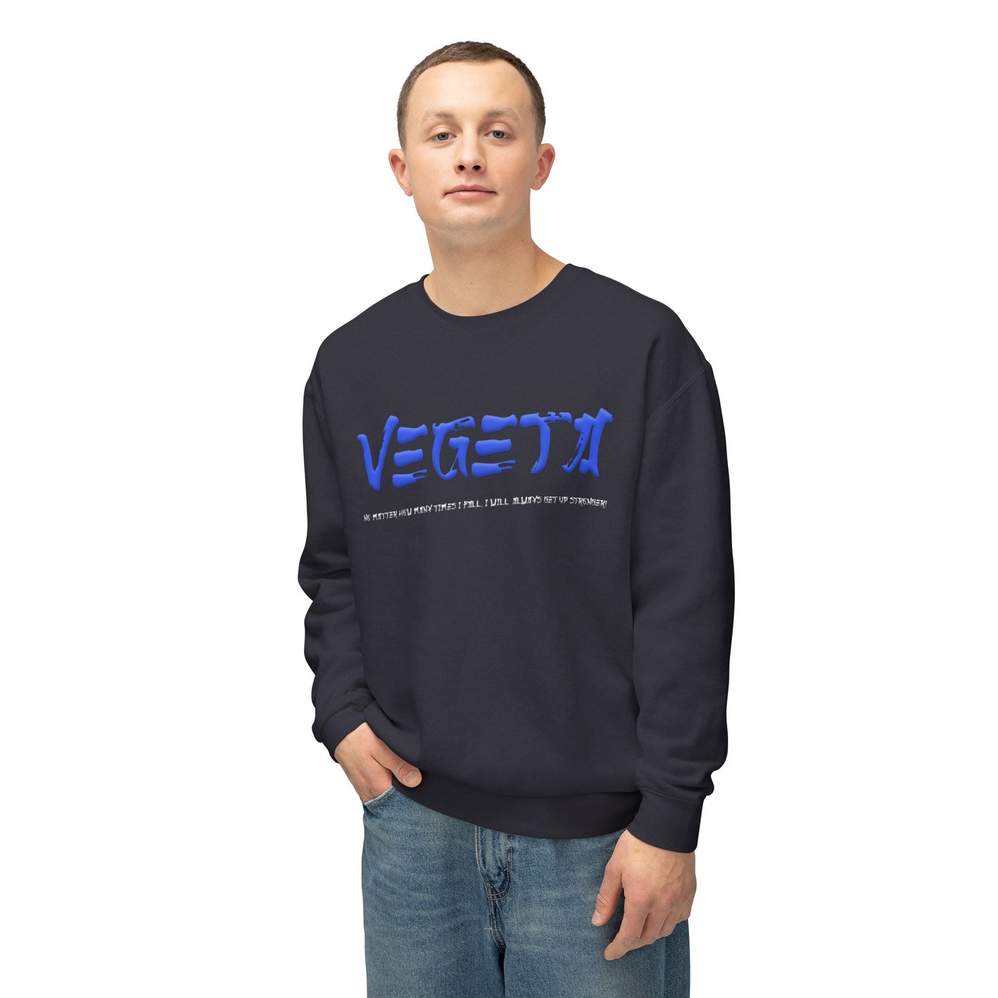Unisex Lightweight Crewneck Sweatshirt - Vegeta