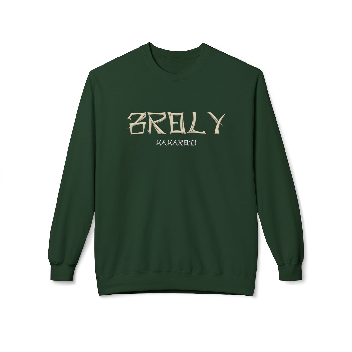 Unisex Midweight Softstyle Fleece Crewneck Sweatshirt - Broly