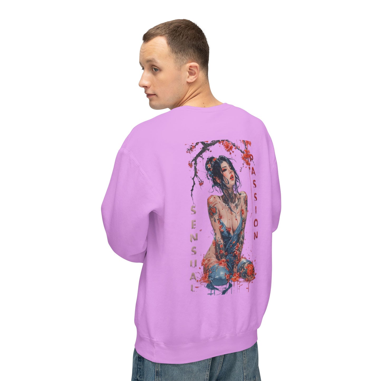 Unisex Lightweight Crewneck Sweatshirt - Women