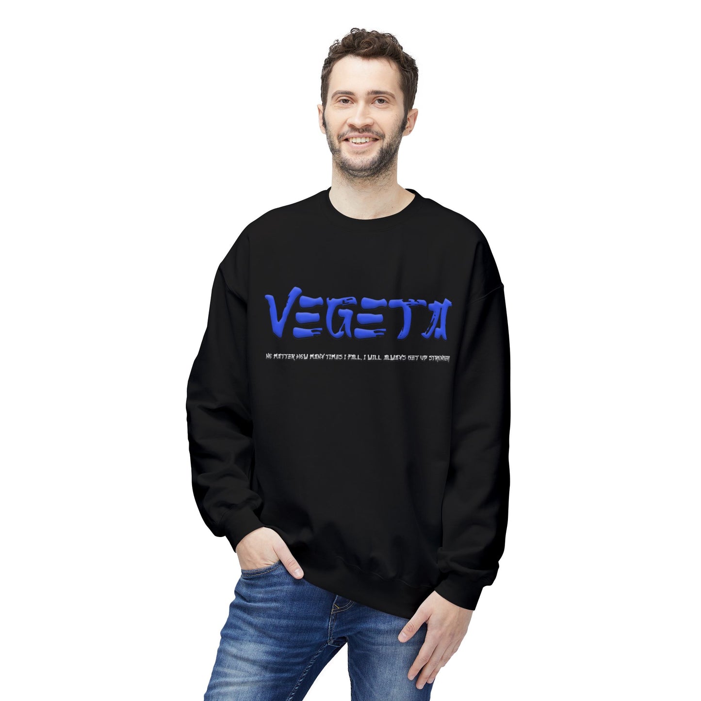 Unisex Midweight Softstyle Fleece Crewneck Sweatshirt - Vegeta