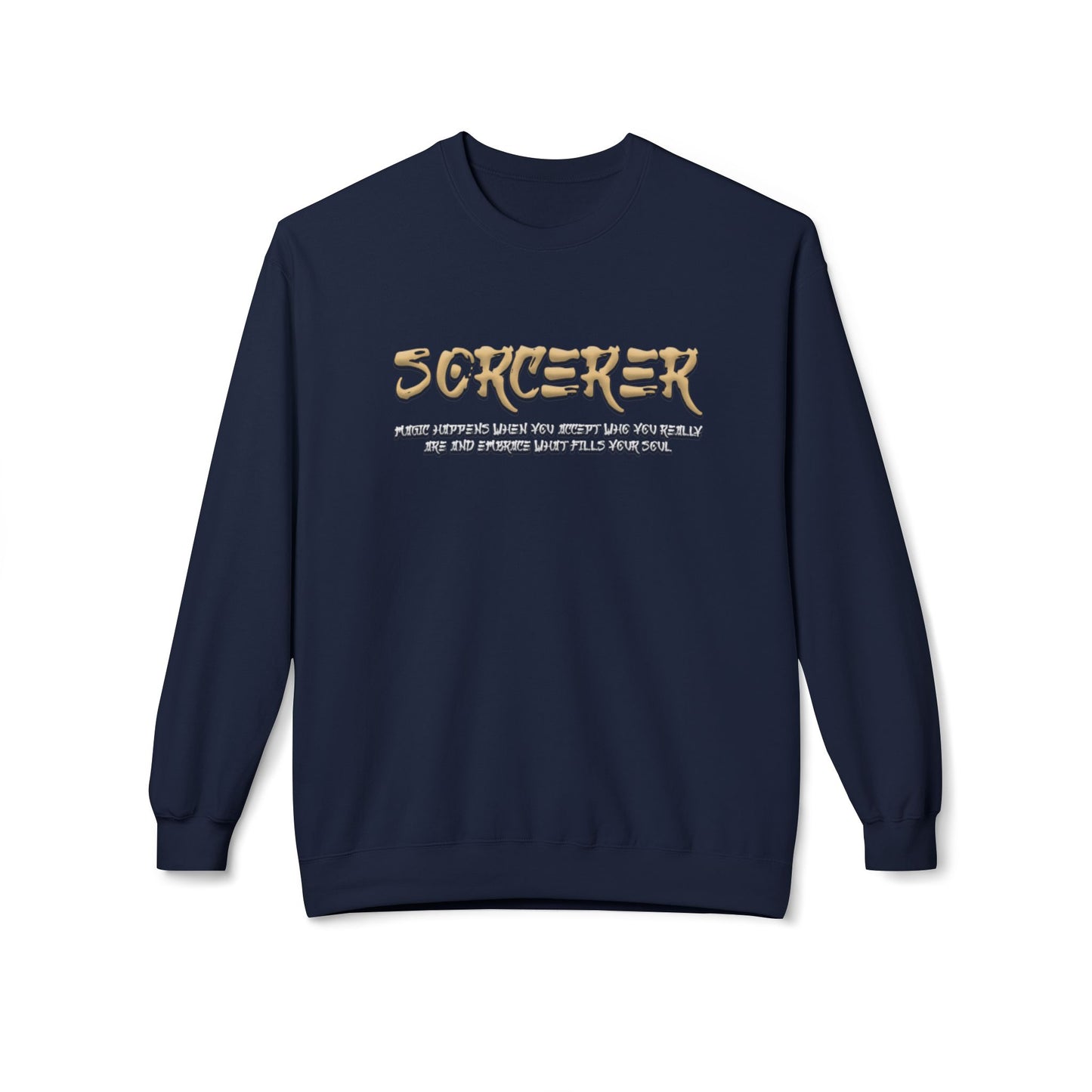 Unisex Midweight Softstyle Fleece Crewneck Sweatshirt - Sorcerer