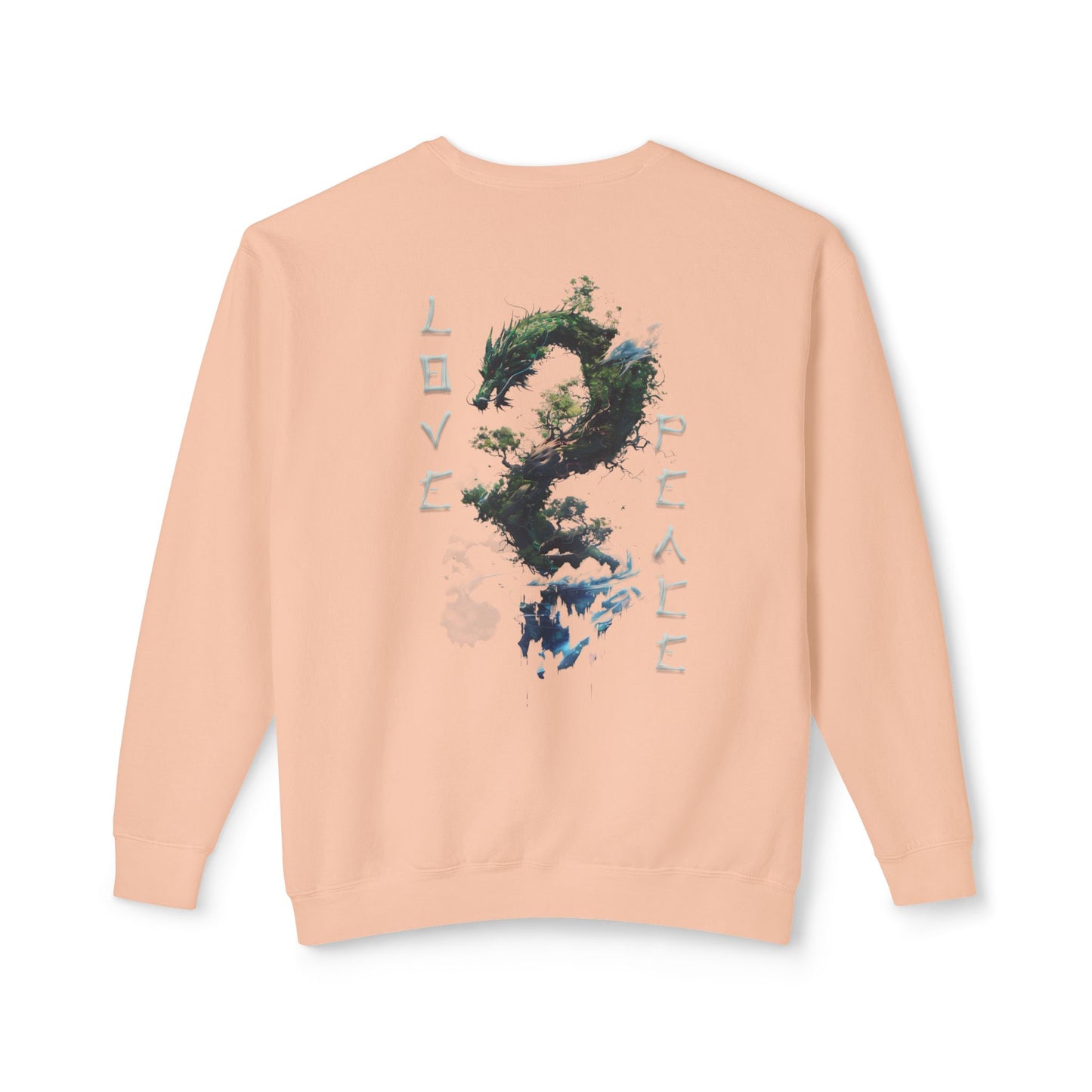 Unisex Lightweight Crewneck Sweatshirt - Dragon