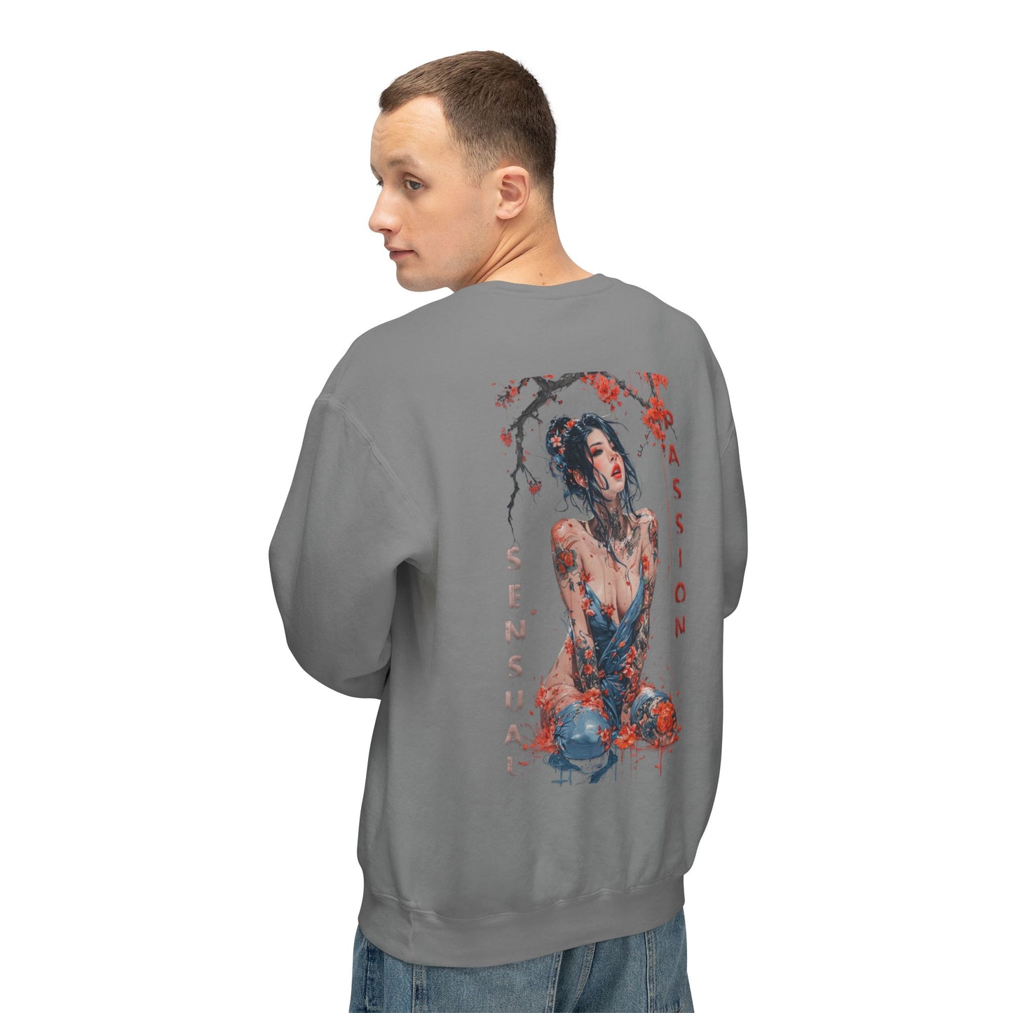 Unisex Lightweight Crewneck Sweatshirt - Women