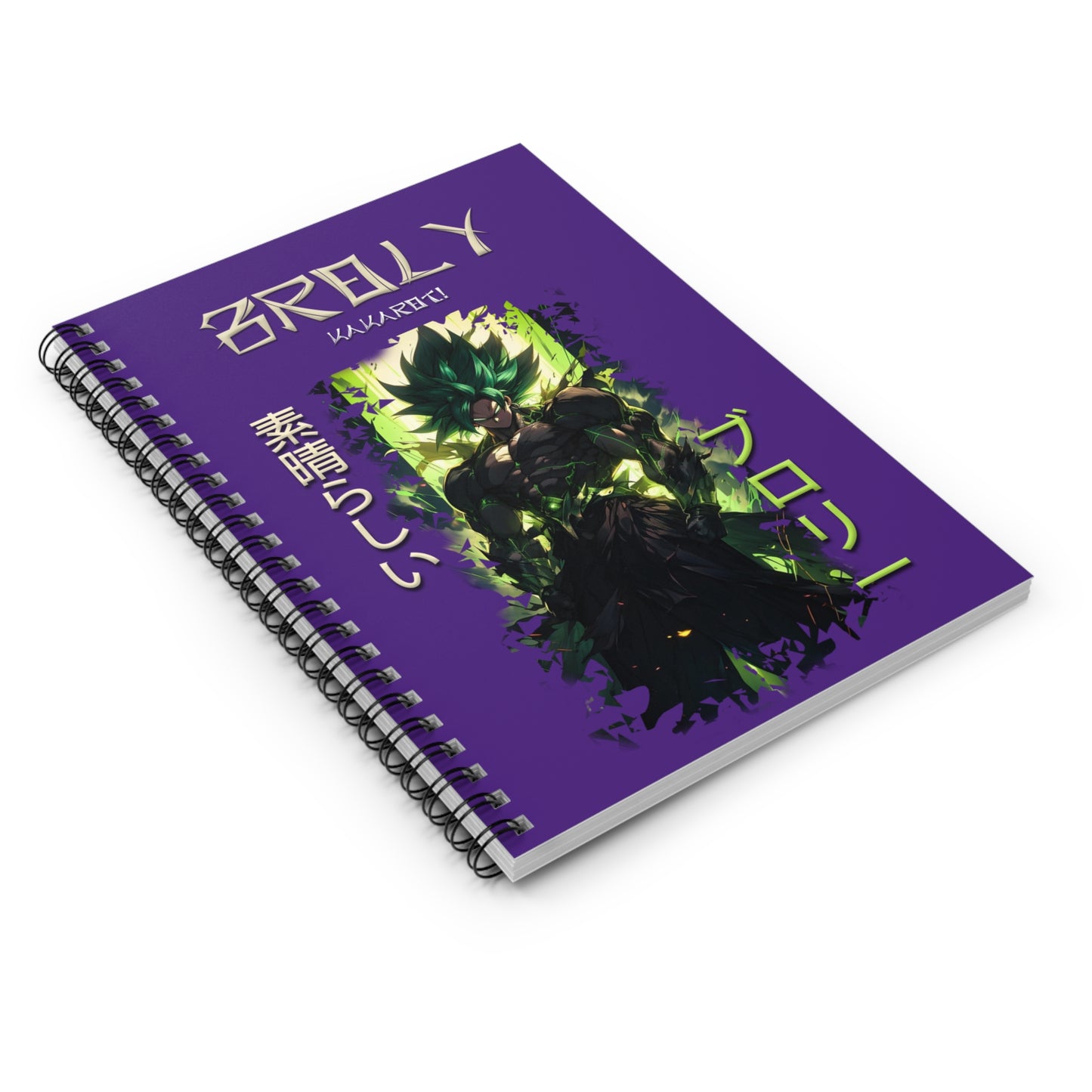 Spiral Notebook - Ruled Line - Broly Purple