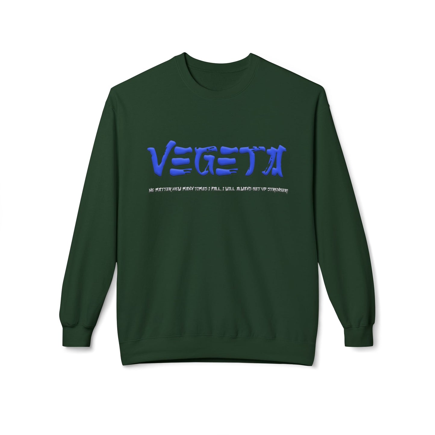Unisex Midweight Softstyle Fleece Crewneck Sweatshirt - Vegeta