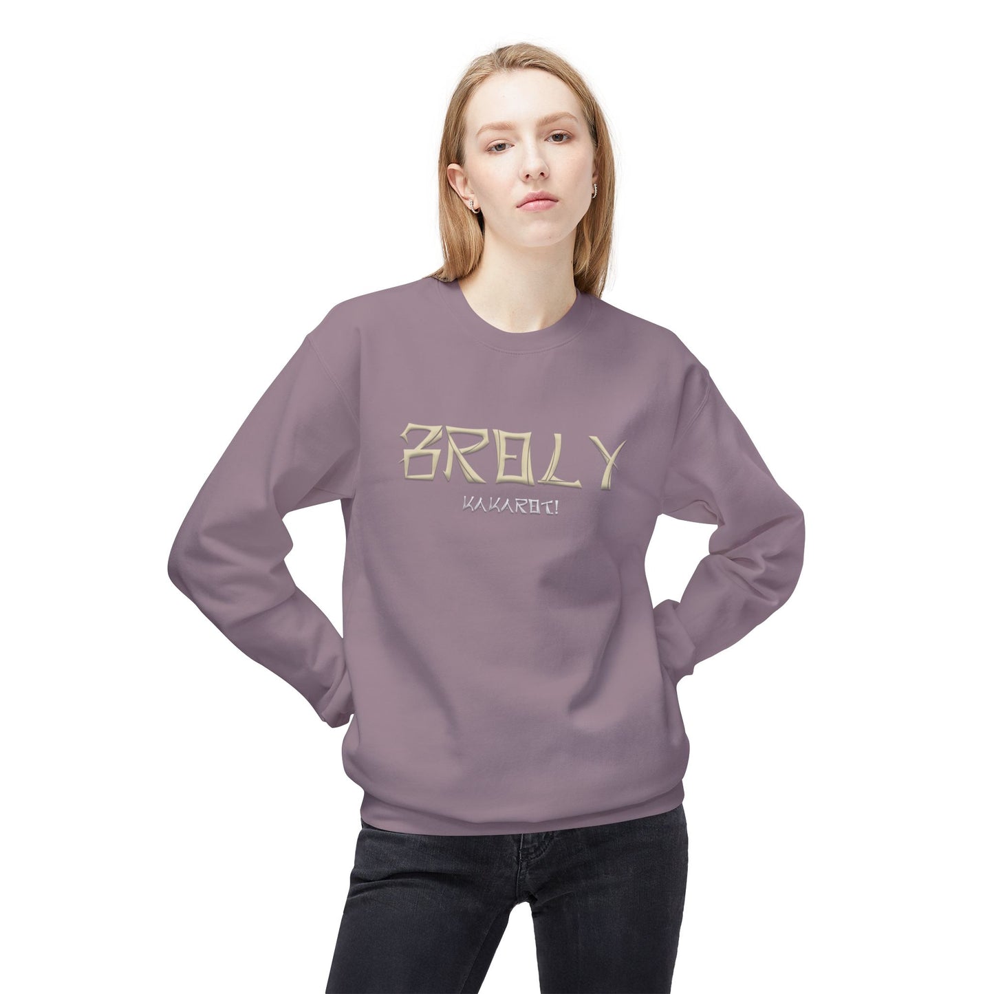 Unisex Midweight Softstyle Fleece Crewneck Sweatshirt - Broly
