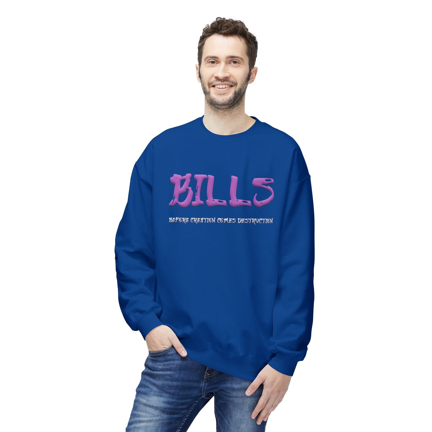 Unisex Midweight Softstyle Fleece Crewneck Sweatshirt - Bills