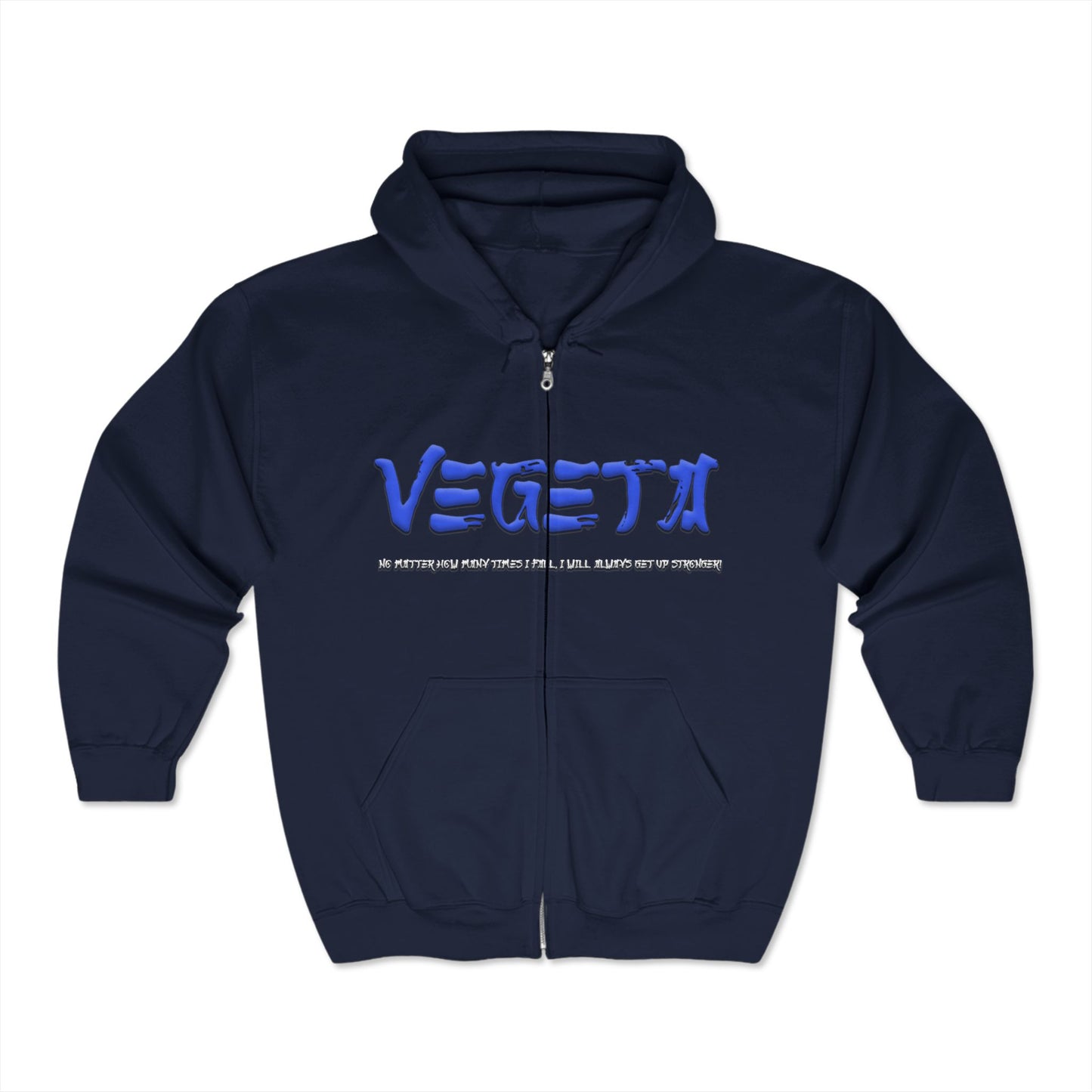 Unisex Heavy Blend™ Full Zip Hooded Sweatshirt - Vegeta