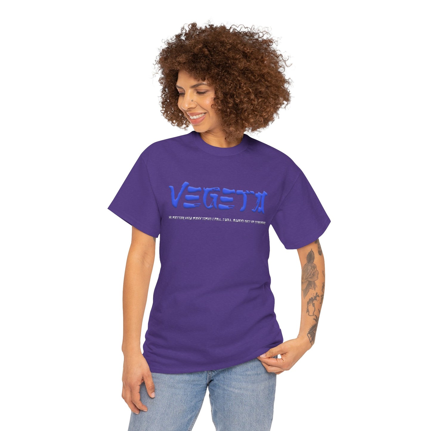 Unisex Heavy Cotton Tee  -  Vegeta