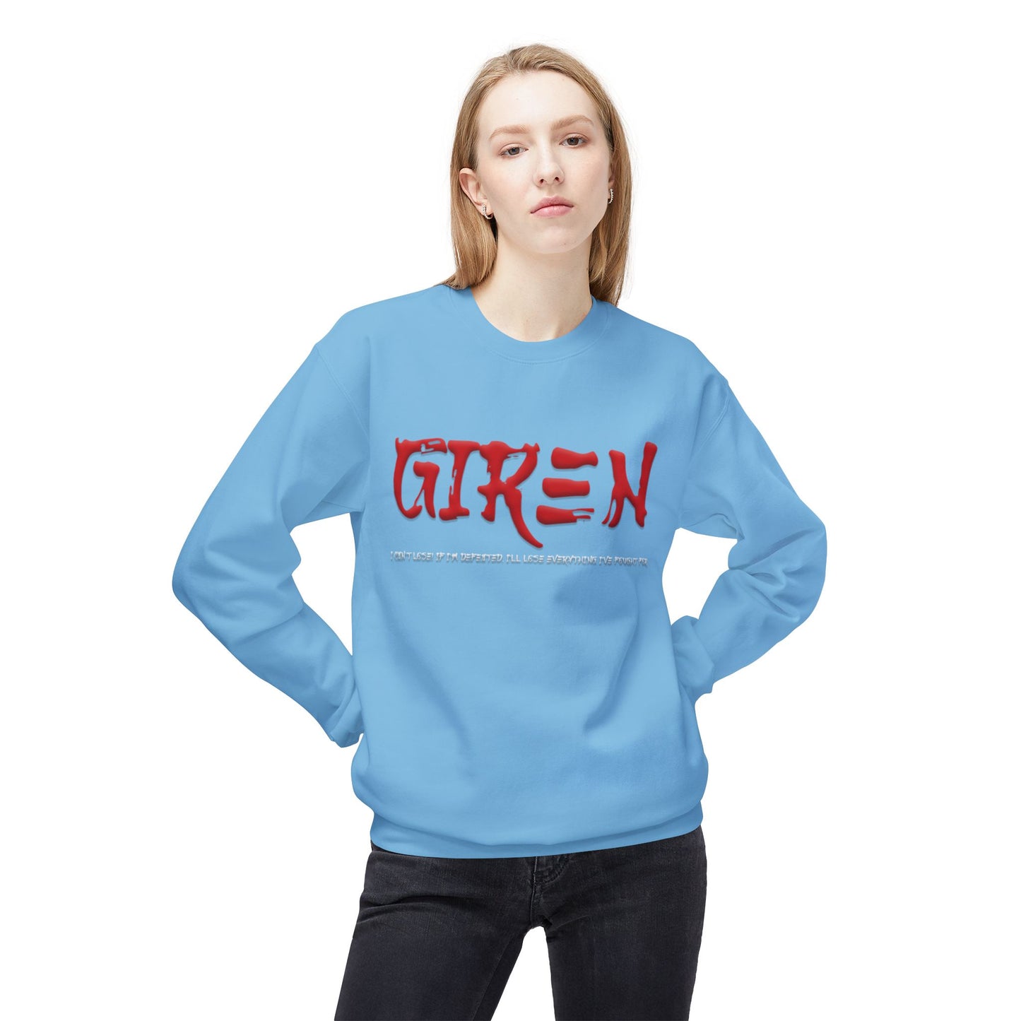 Unisex Midweight Softstyle Fleece Crewneck Sweatshirt - Giren