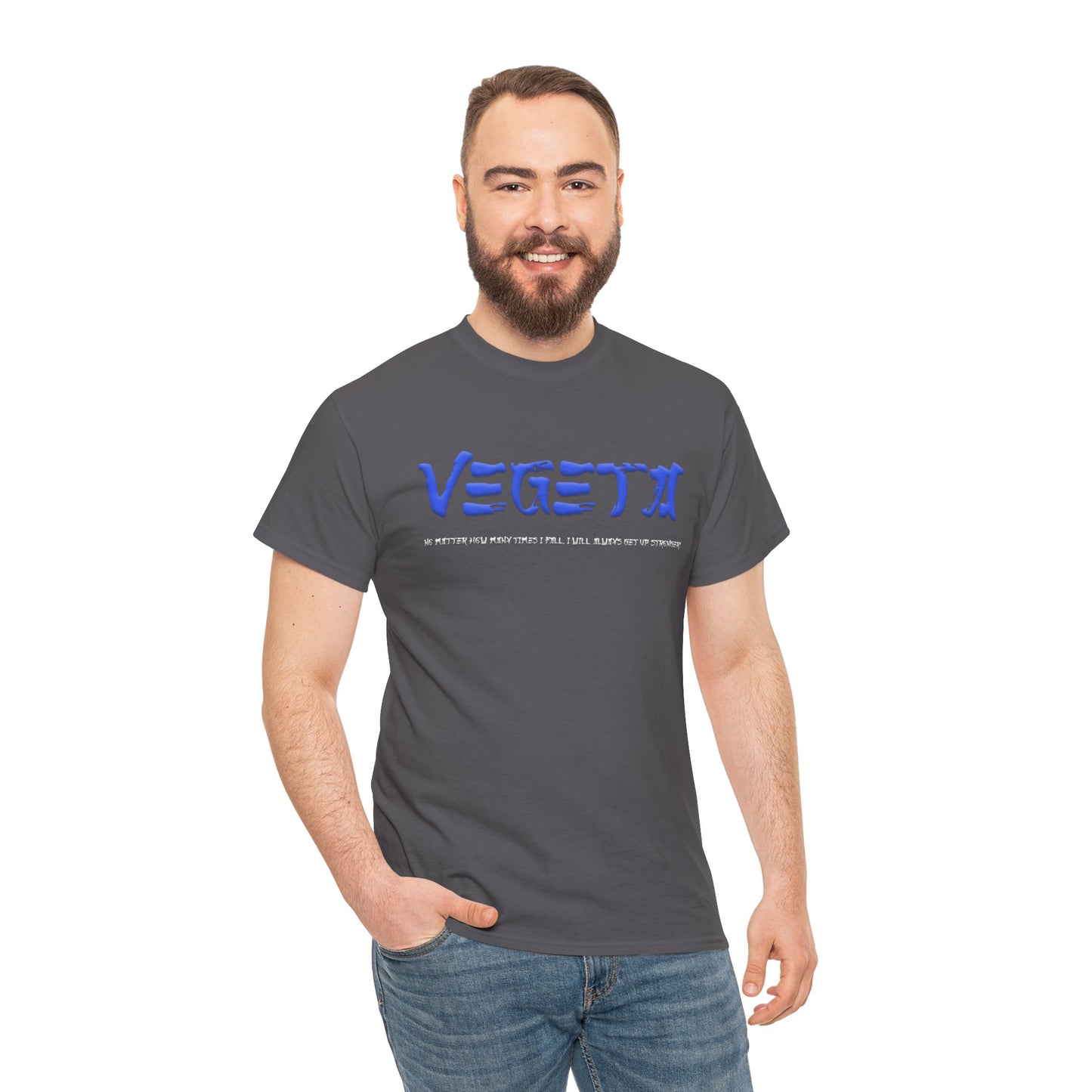 Unisex Heavy Cotton Tee  -  Vegeta