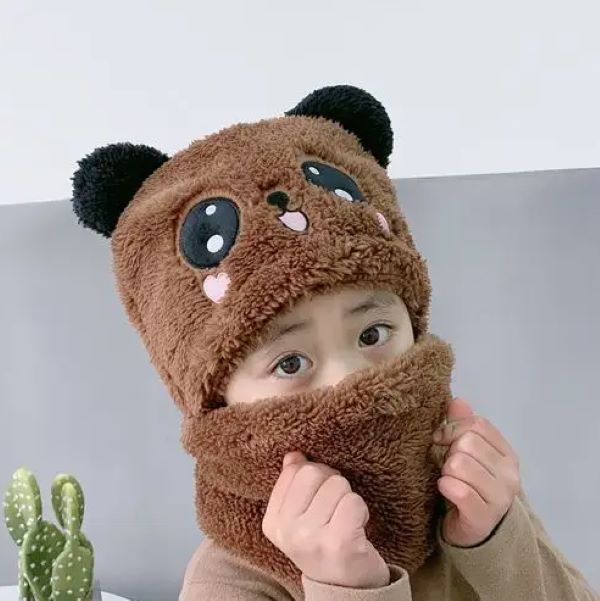 Gorro-Bufanda Infantil para niños y niñas