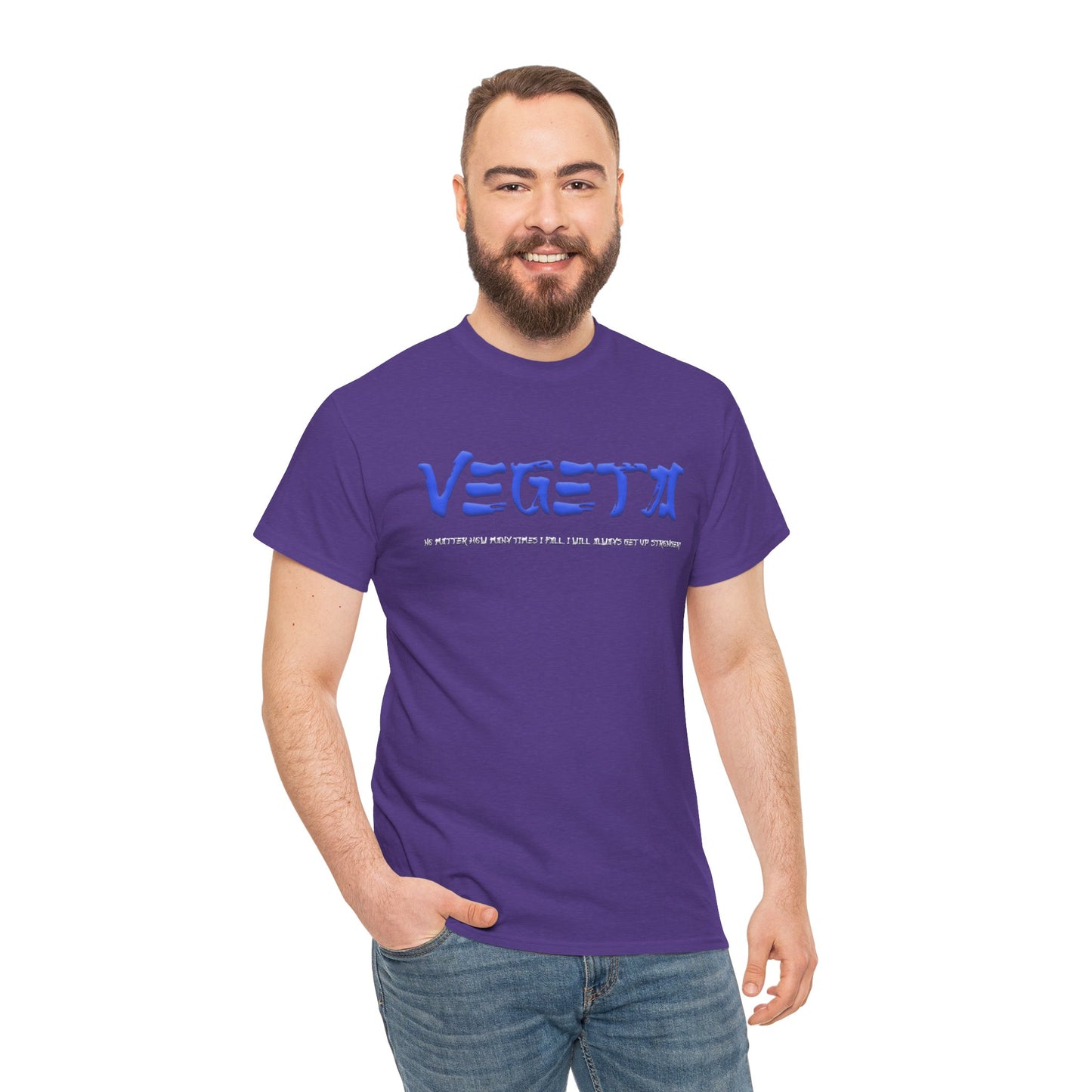 Unisex Heavy Cotton Tee  -  Vegeta